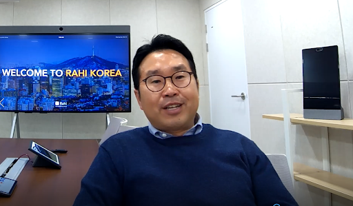 瑞技韓國的業務負責人 Paul Jeong 在首爾的新辦公室