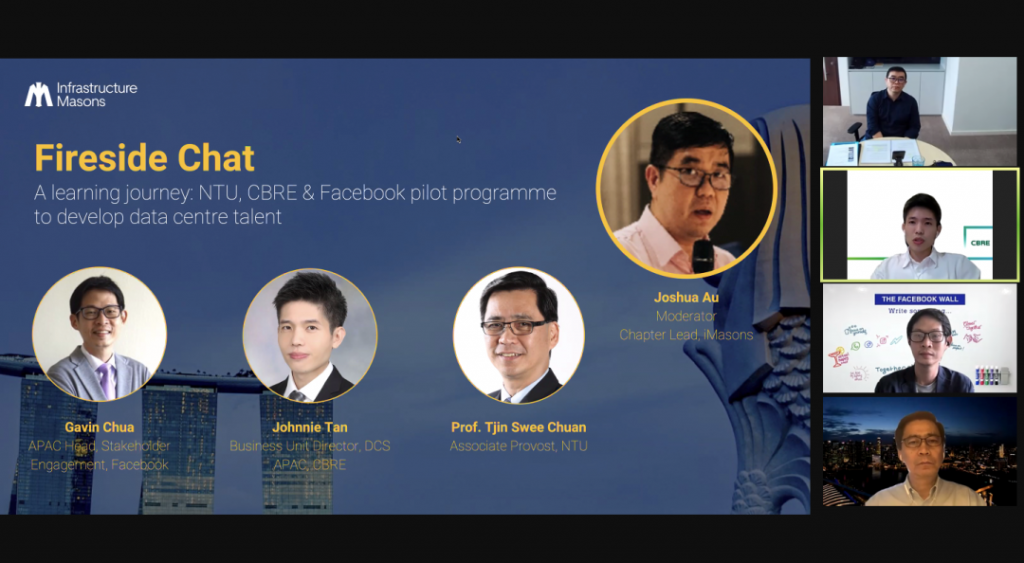 瑞技與 Facebook、CBRE、NTU 等來賓，共同聚焦談論新加坡DC人才未來發展。