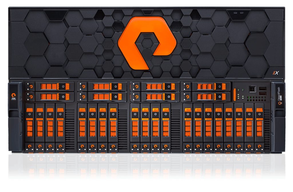 Pure Storage FlashArray //X是全球首個100％全閃存、端到端NVMe 和 NVMe-oF 陣列